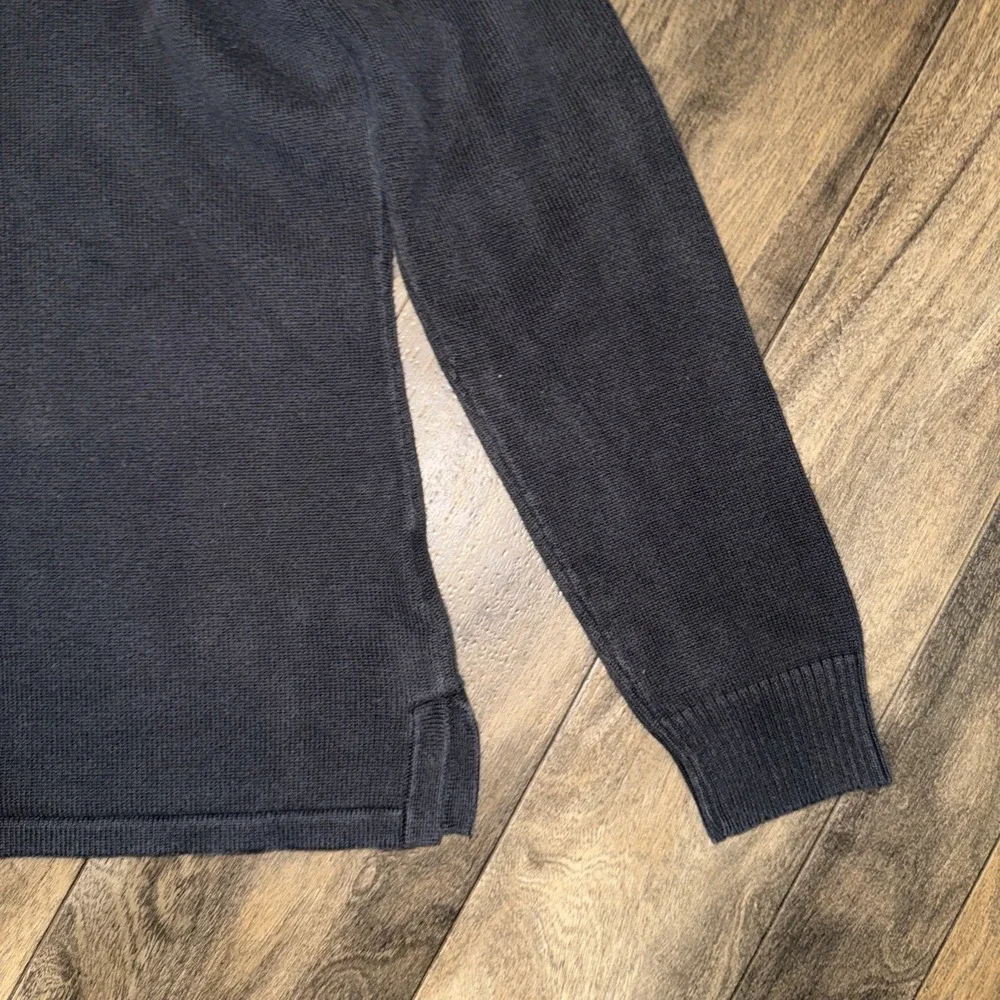 Eddie Bauer‎ V-Neck Pullover Sweater Long-sleeve Black Women's Size L